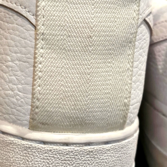 Nike Air Force 1 Utility White Strap Closure Mn 8 | Wmn #AO1531-101 - Picture 9 of 11